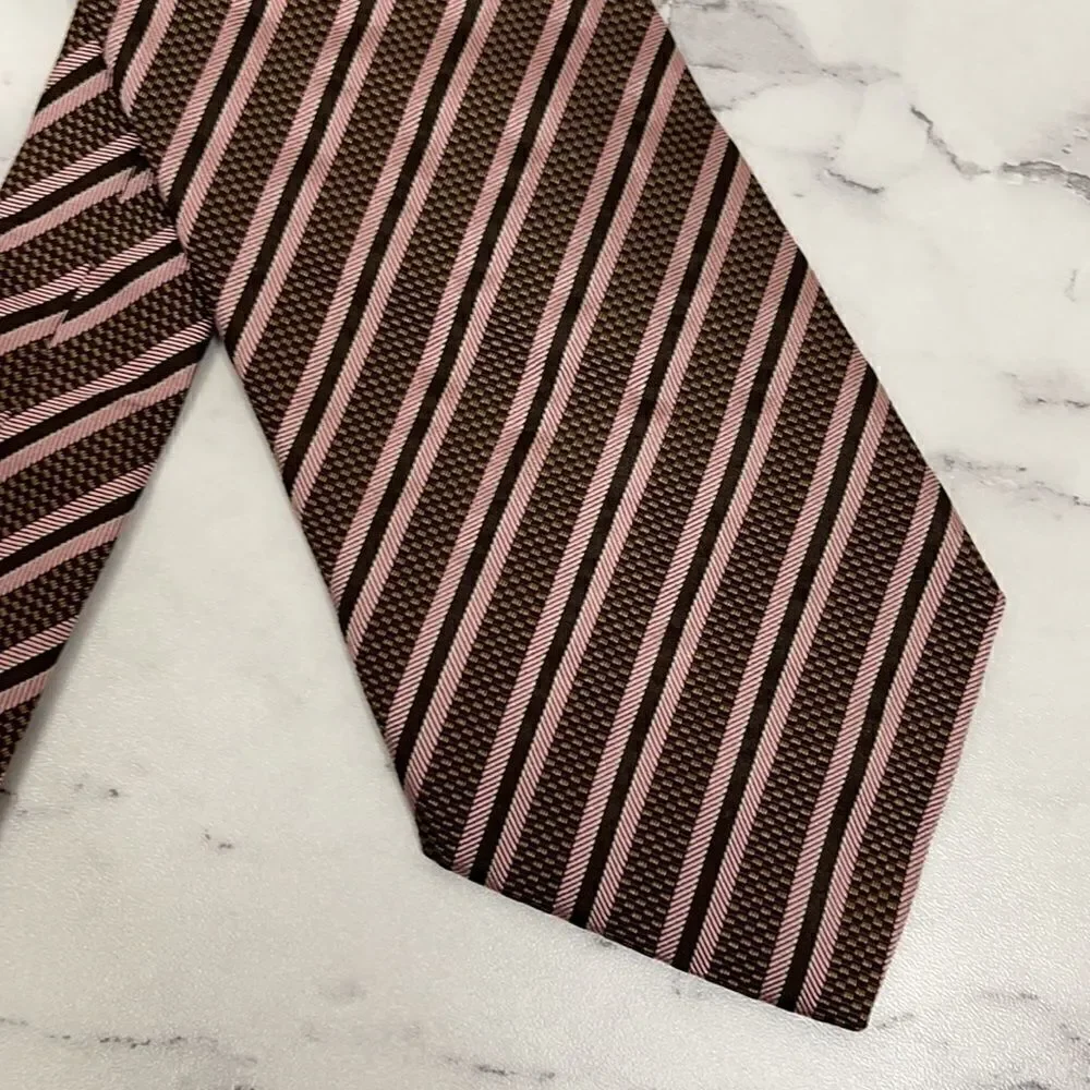 Valentino Made in Italy Silk Stripe Tie